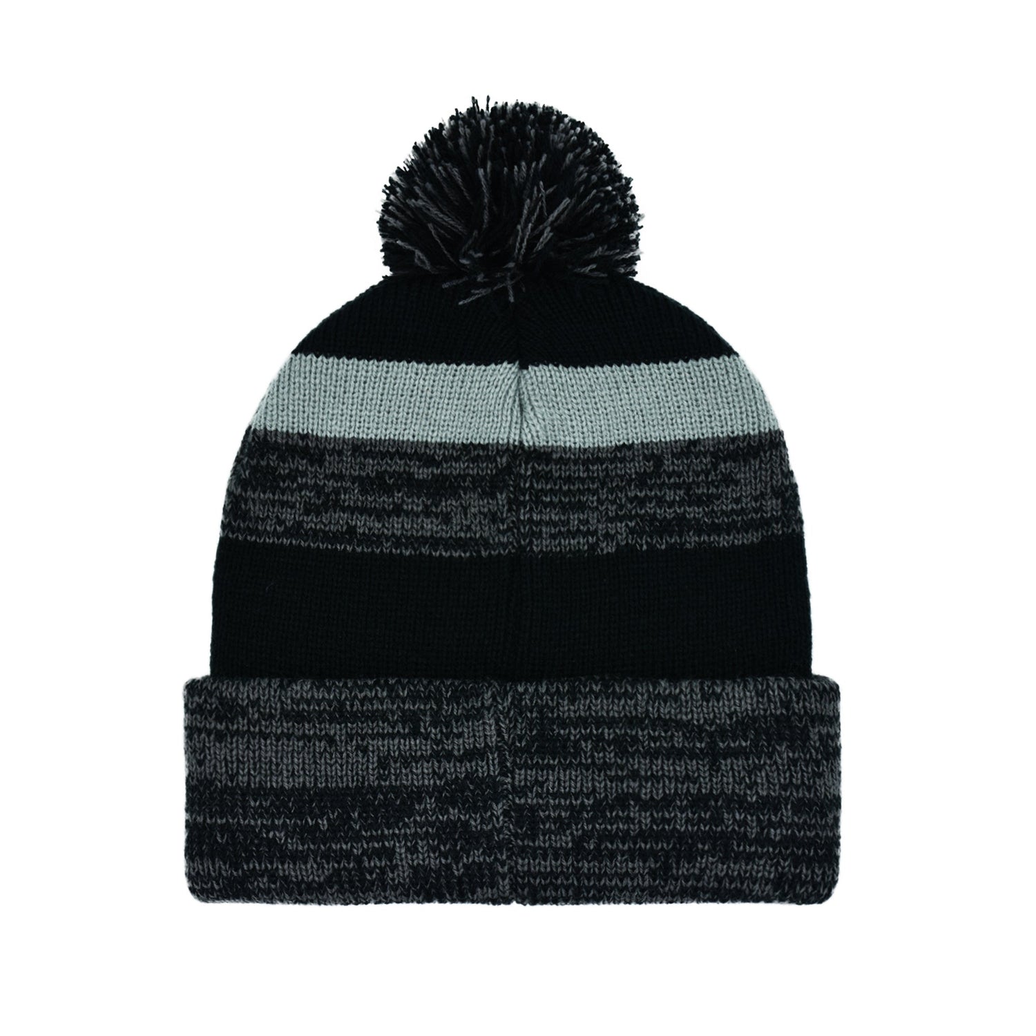 Close-up of the cuffed design on the South Park The Gang beanie showing the detailed character knit