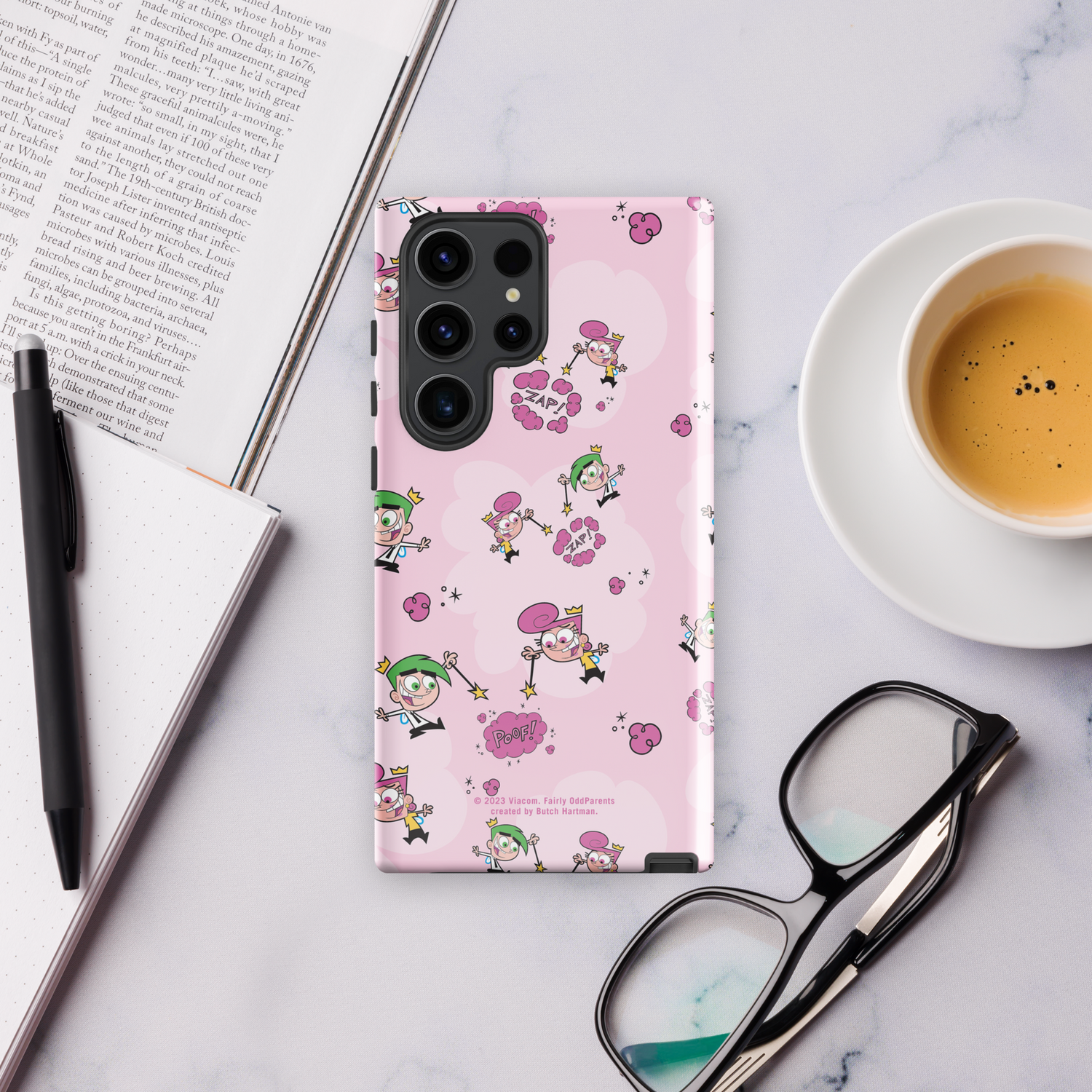 The Fairly OddParents Zap! Pattern Tough Phone Case - Samsung - Paramount Shop