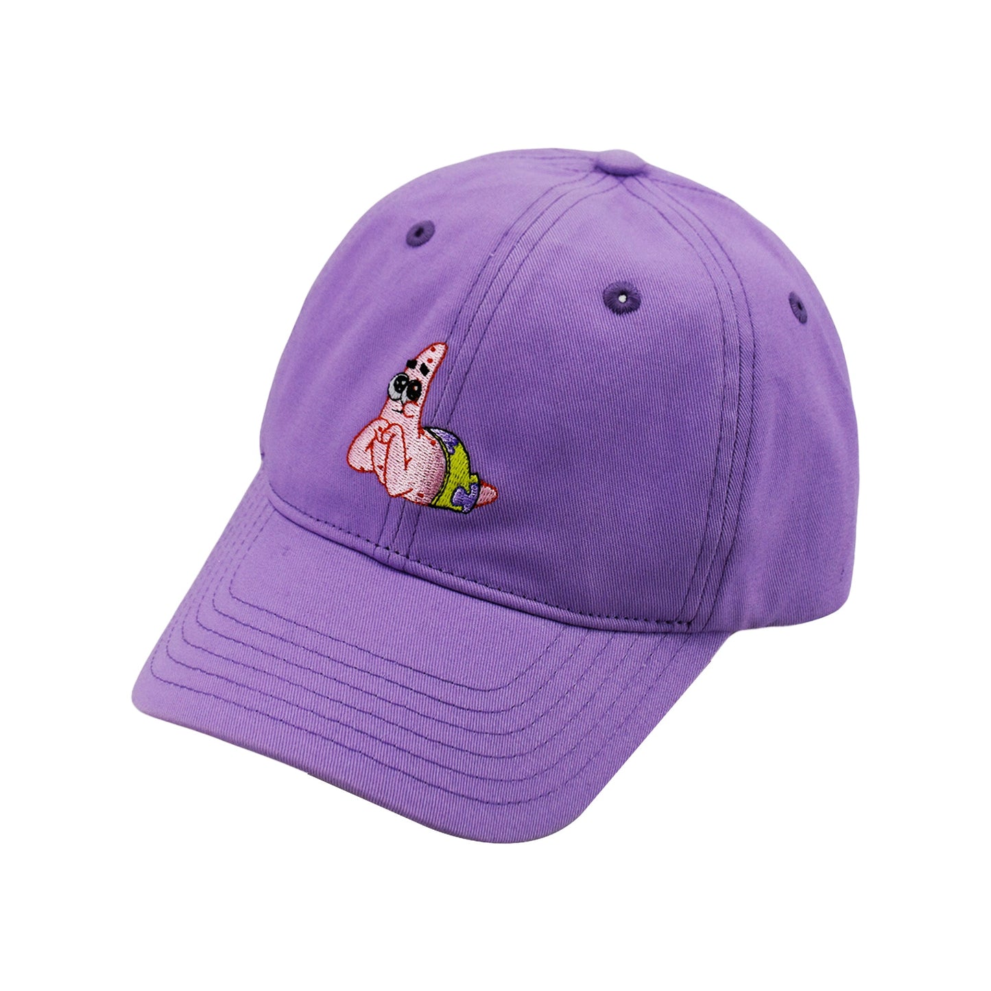 Patrick Star embroidered dad cap front view