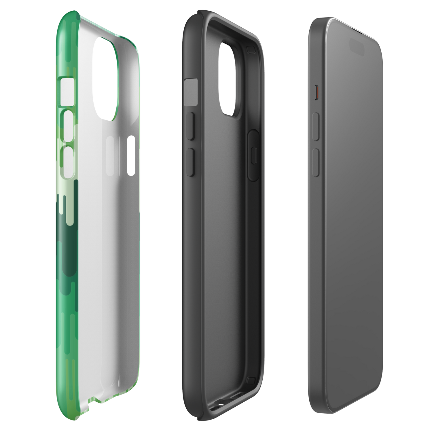 Slime Ombre Green Tough Phone Case - iPhone - Paramount Shop