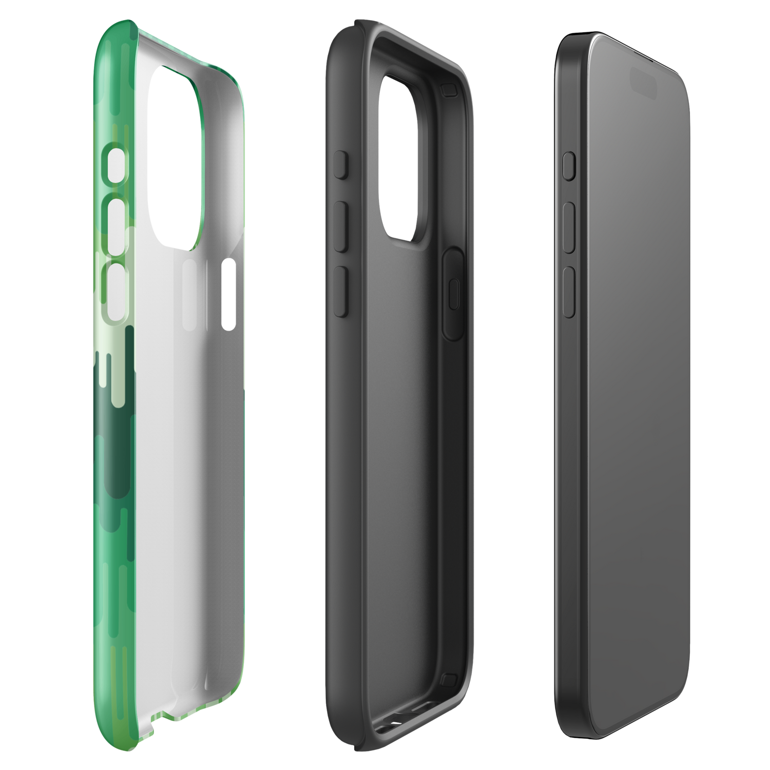 Slime Ombre Green Tough Phone Case - iPhone - Paramount Shop