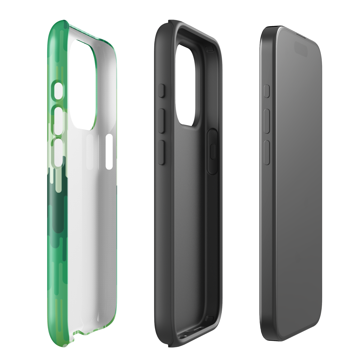 Slime Ombre Green Tough Phone Case - iPhone - Paramount Shop