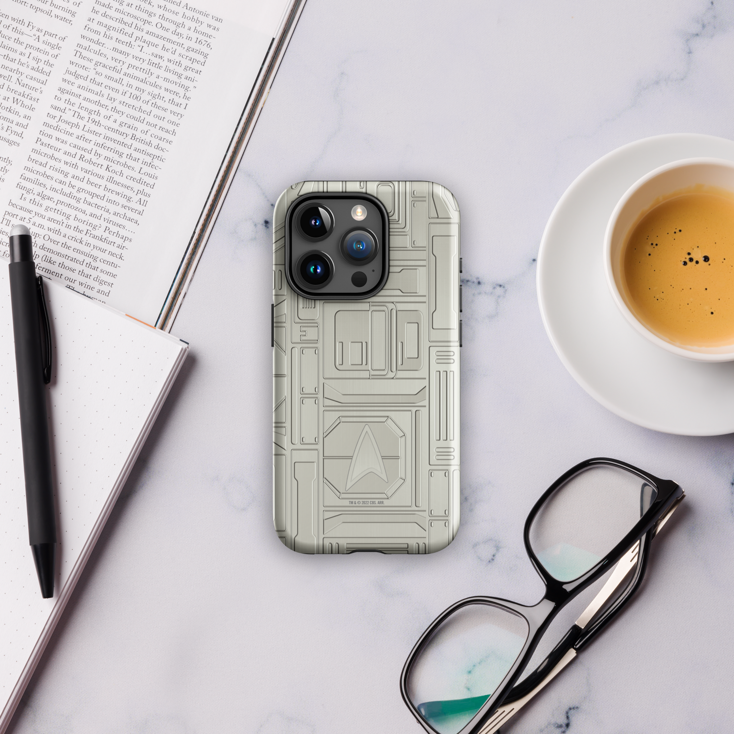 Star Trek: Lower Decks U.S.S Cerritos Tonal Pattern Tough Phone Case - iPhone - Paramount Shop