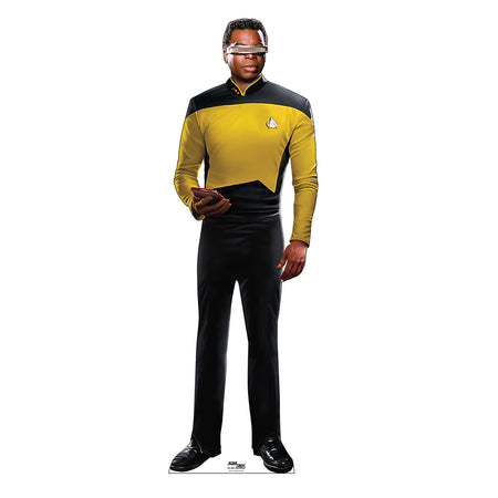 Star Trek: The Next Generation Geordi La Forge Life-Sized Cardboard Cutout Standee
