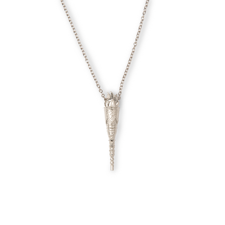 Survivor Torch Pendant   Silver