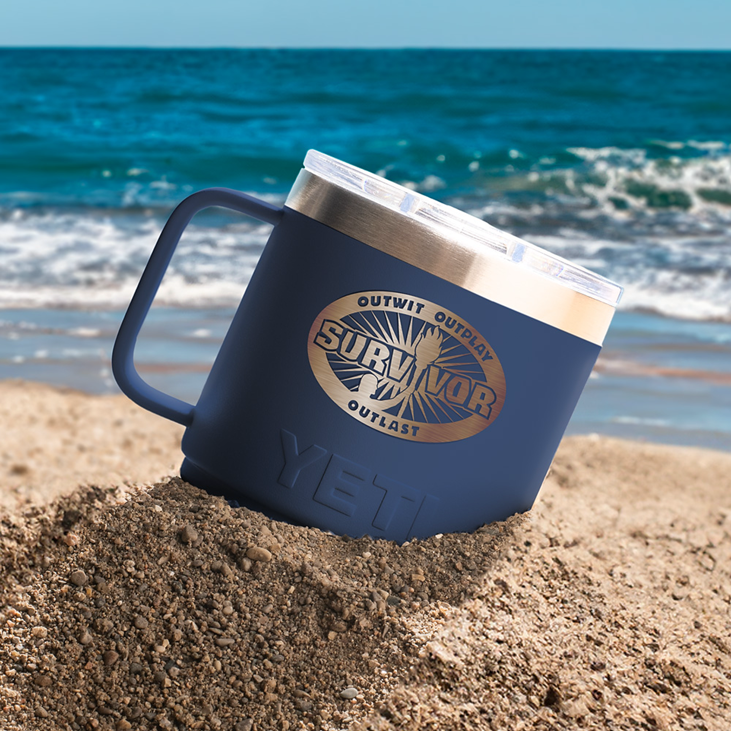 Survivor Yeti® Rambler 14oz Stackable Mug with Lid