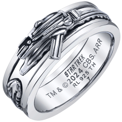 Star Trek x RockLove Phaser Spinner Ring - Size 6