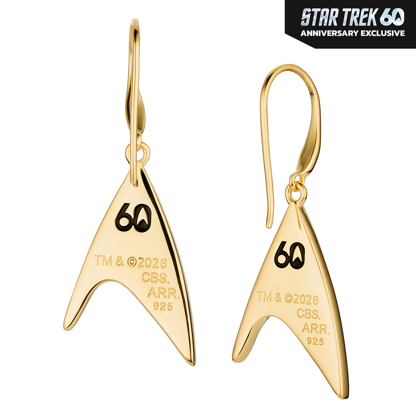 Star Trek x RockLove 60th Anniversary Diamond Earrings