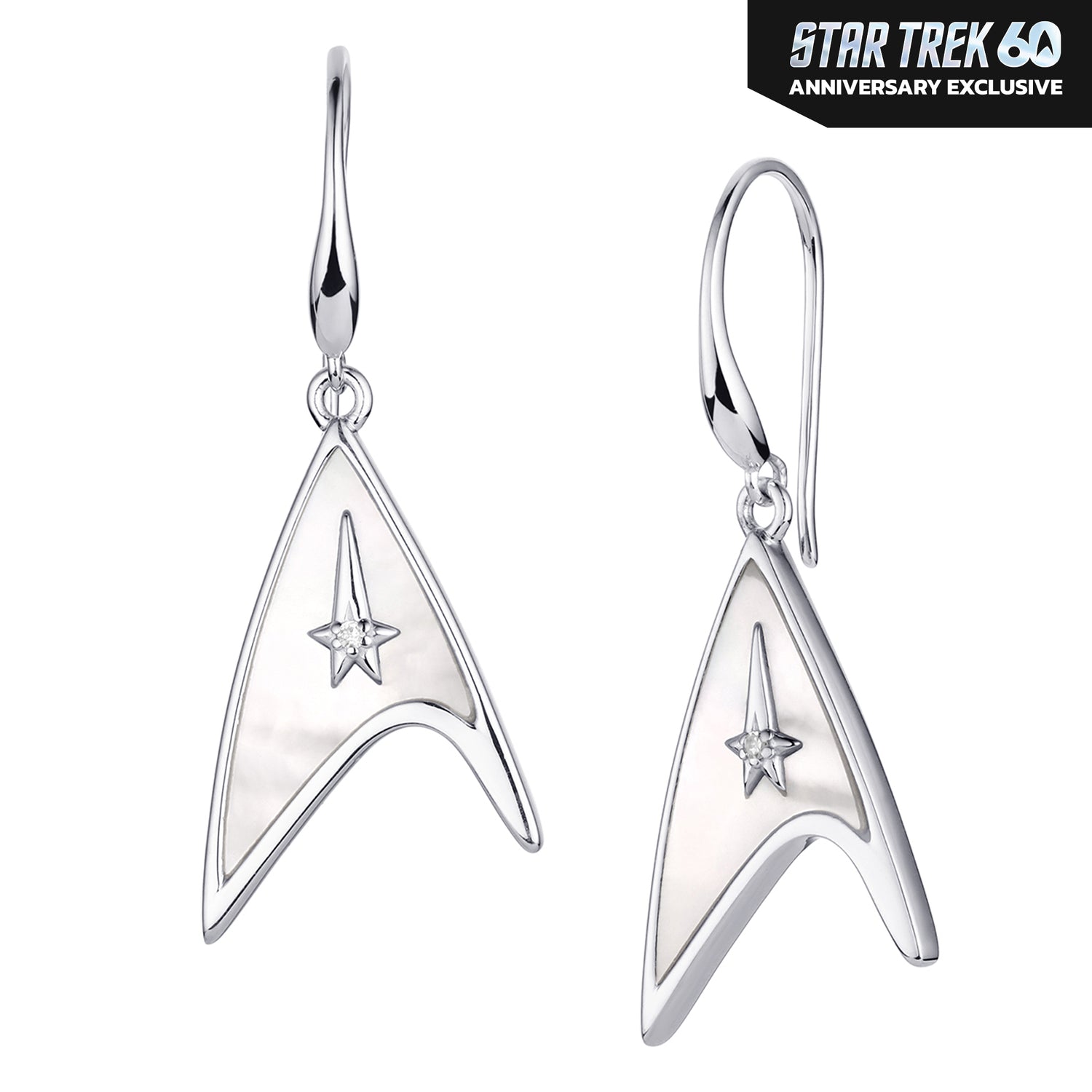 Star Trek X RockLove 60th Anniversary Diamond Earrings