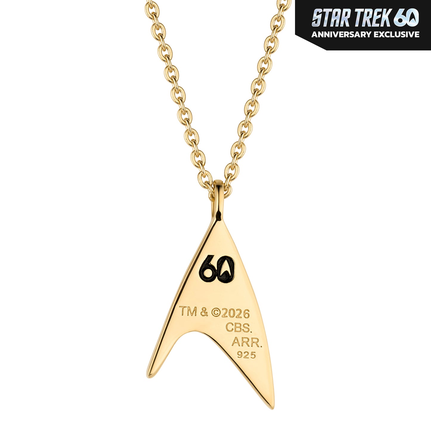 Star Trek x RockLove 60th Anniversary Diamond Necklace