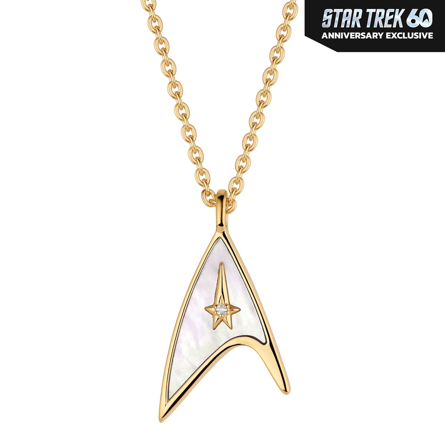 Star Trek X RockLove 60th Anniversary Diamond Necklace