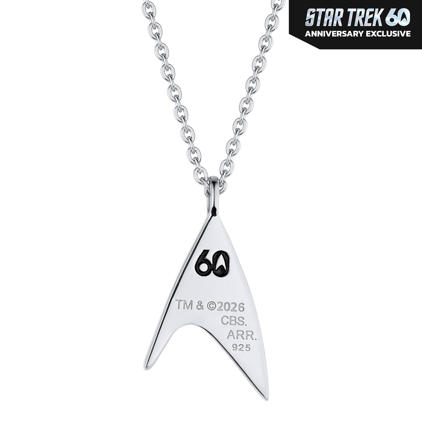 Star Trek x RockLove 60th Anniversary Diamond Necklace