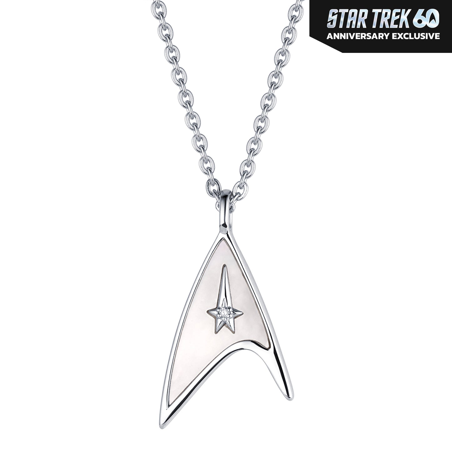 Star Trek X RockLove 60th Anniversary Diamond Necklace