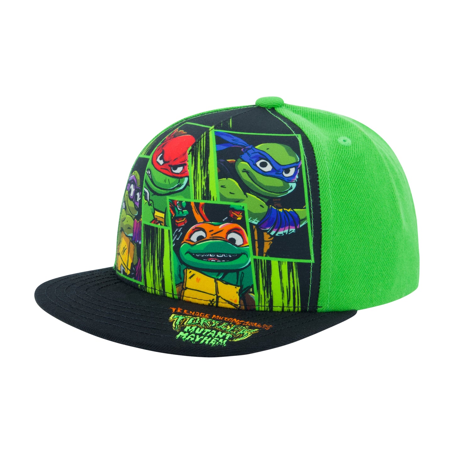 Teenage Mutant Ninja Turtles flat brim snapback hat