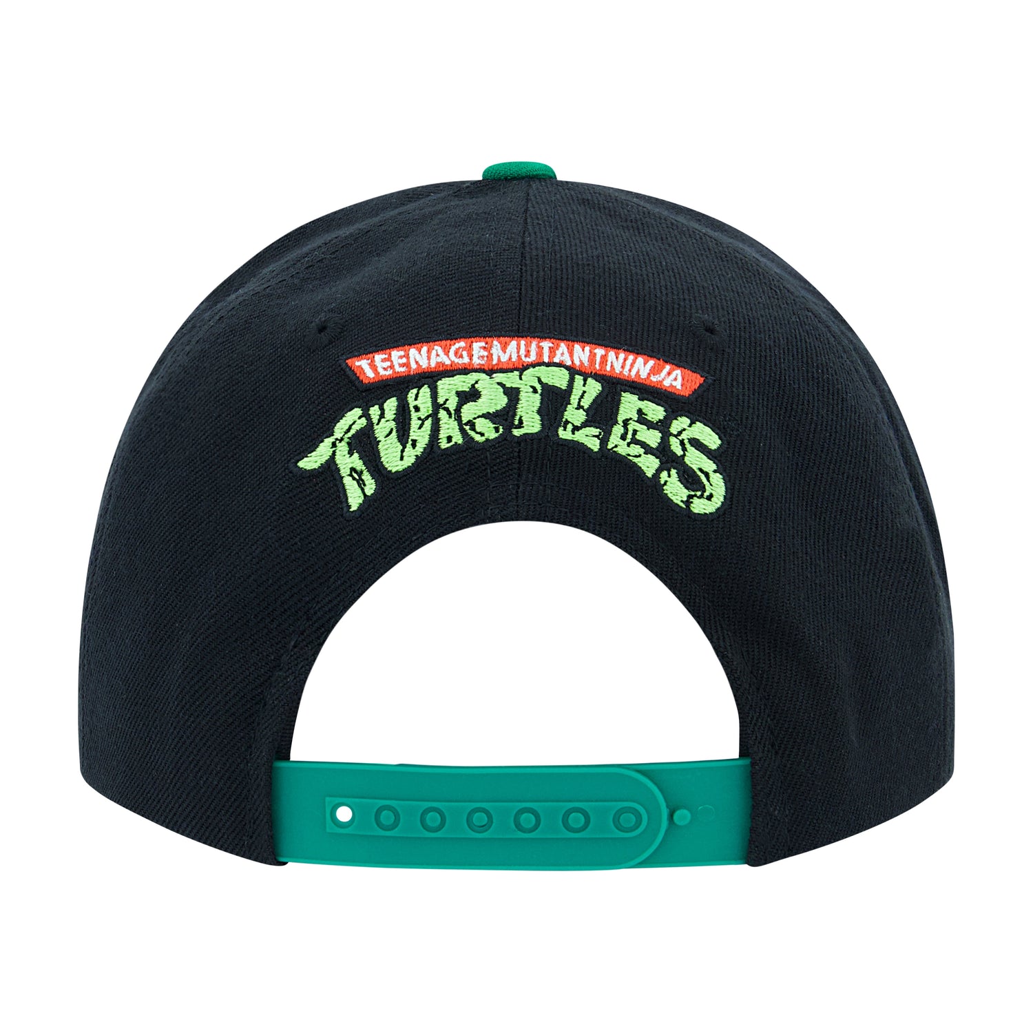 TMNT adjustable snapback closure and back view