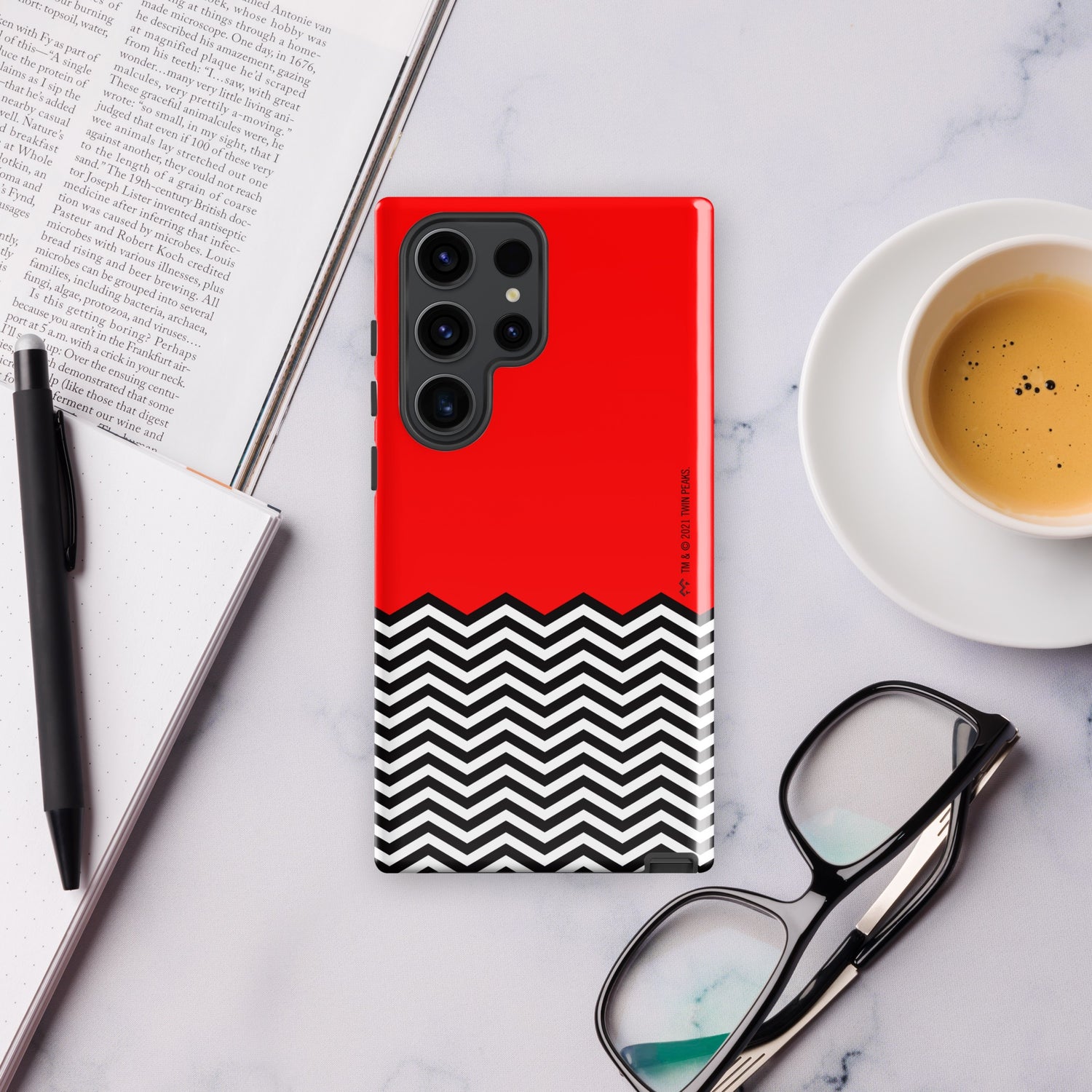 Twin Peaks Red Room Chevron Tough Phone Case - Samsung - Paramount Shop