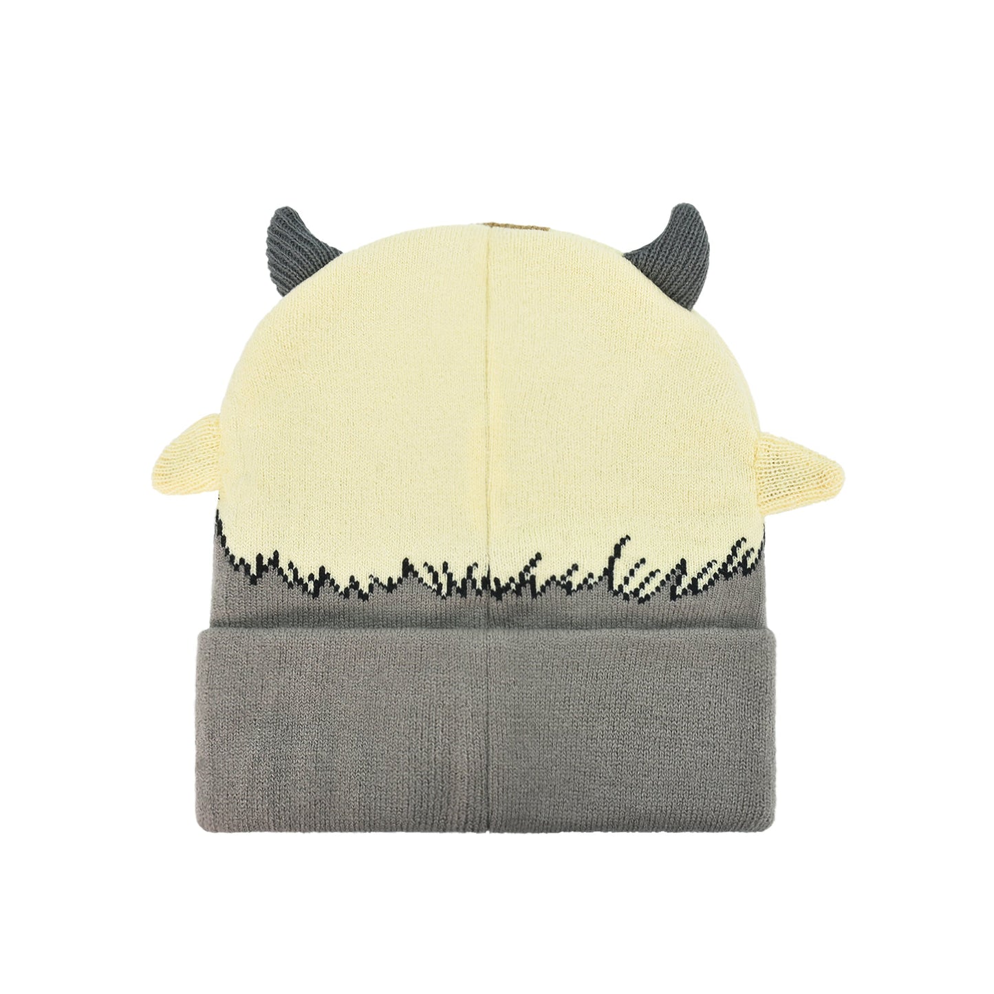 Close up of the knit texture on the Avatar The Last Airbender winter hat