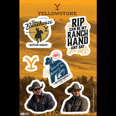 Yellowstone Rip Wheeler Wall Decals - 24 in x 36 in