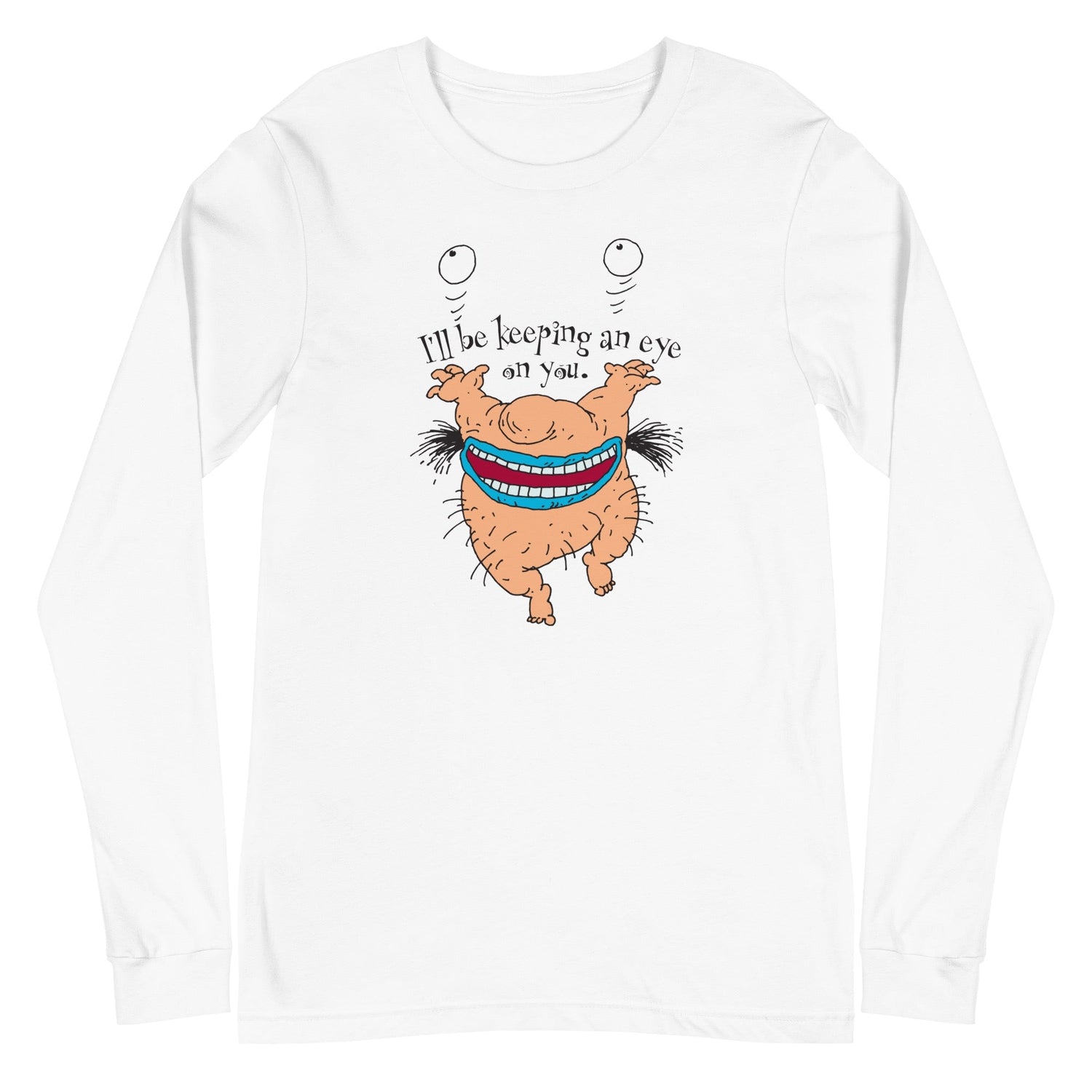 Aaahh!!! Real Monsters Krumm Eye on You Unisex Long Sleeve T - Shirt - Paramount Shop
