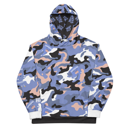 South Park Towelie Camo Unisex Hooded Sweatshirt White