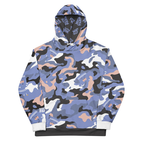 South Park Towelie Camo Unisex Hooded Sweatshirt White