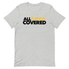 All Things Covered Podcast Logo Erwachsene T-Shirt mit kurzen Ärmeln - Silber / SM