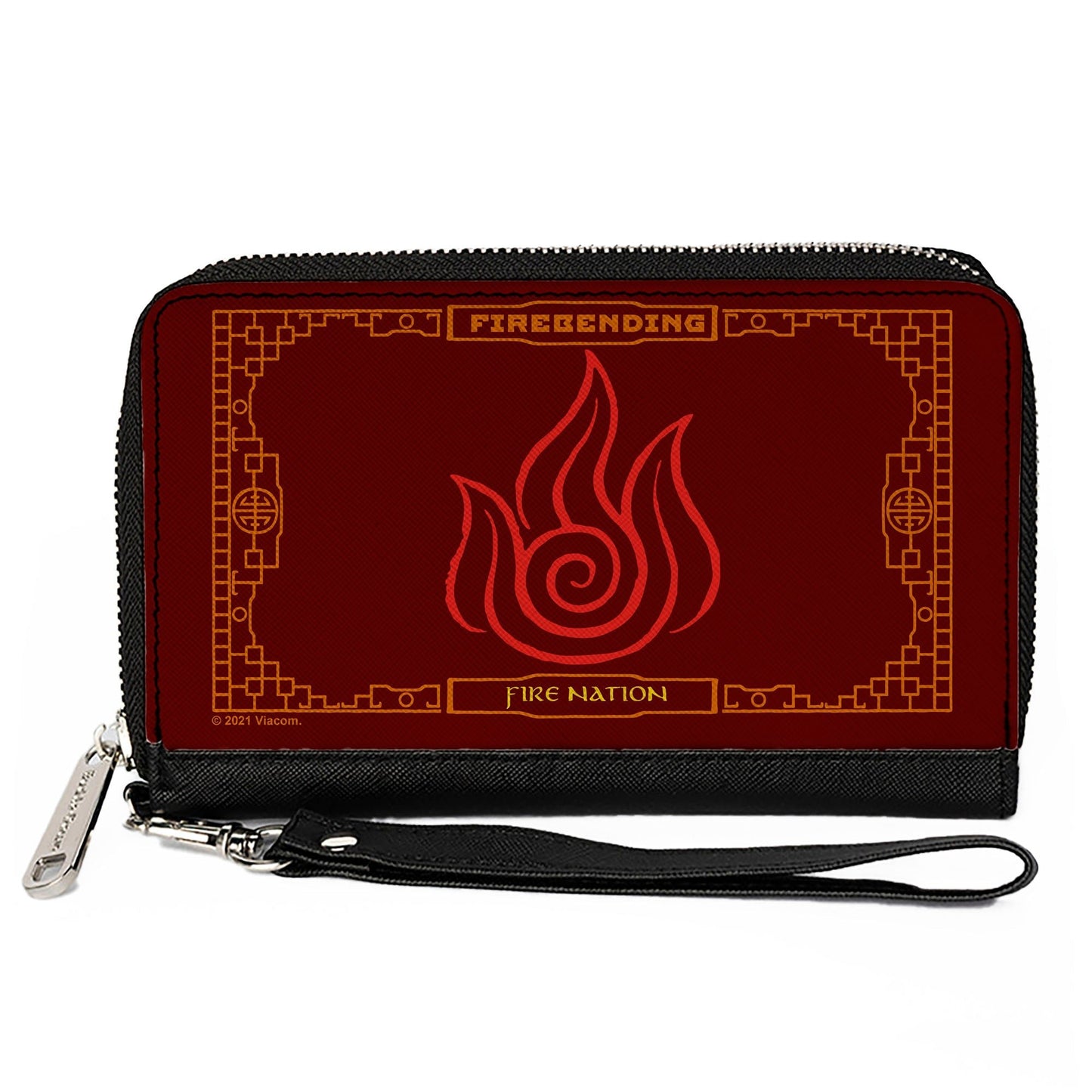 Avatar Fire Nation Firebending Icon Zip Around Clutch Wallet - Paramount Shop