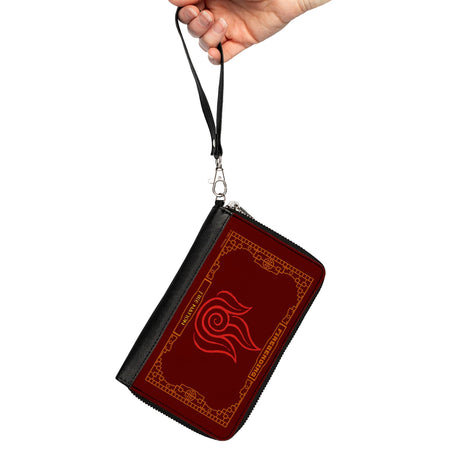 Avatar Fire Nation Firebending Icon Zip Around Clutch Wallet - Paramount Shop