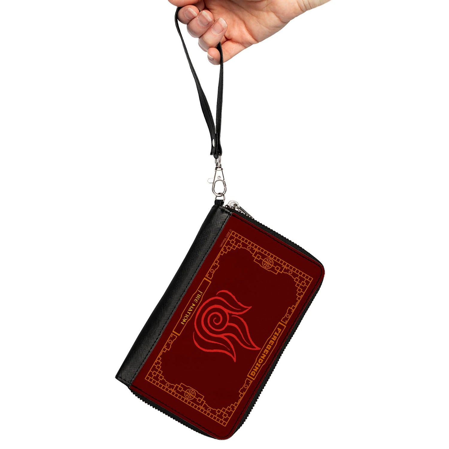 Avatar Fire Nation Firebending Icon Zip Around Clutch Wallet - Paramount Shop