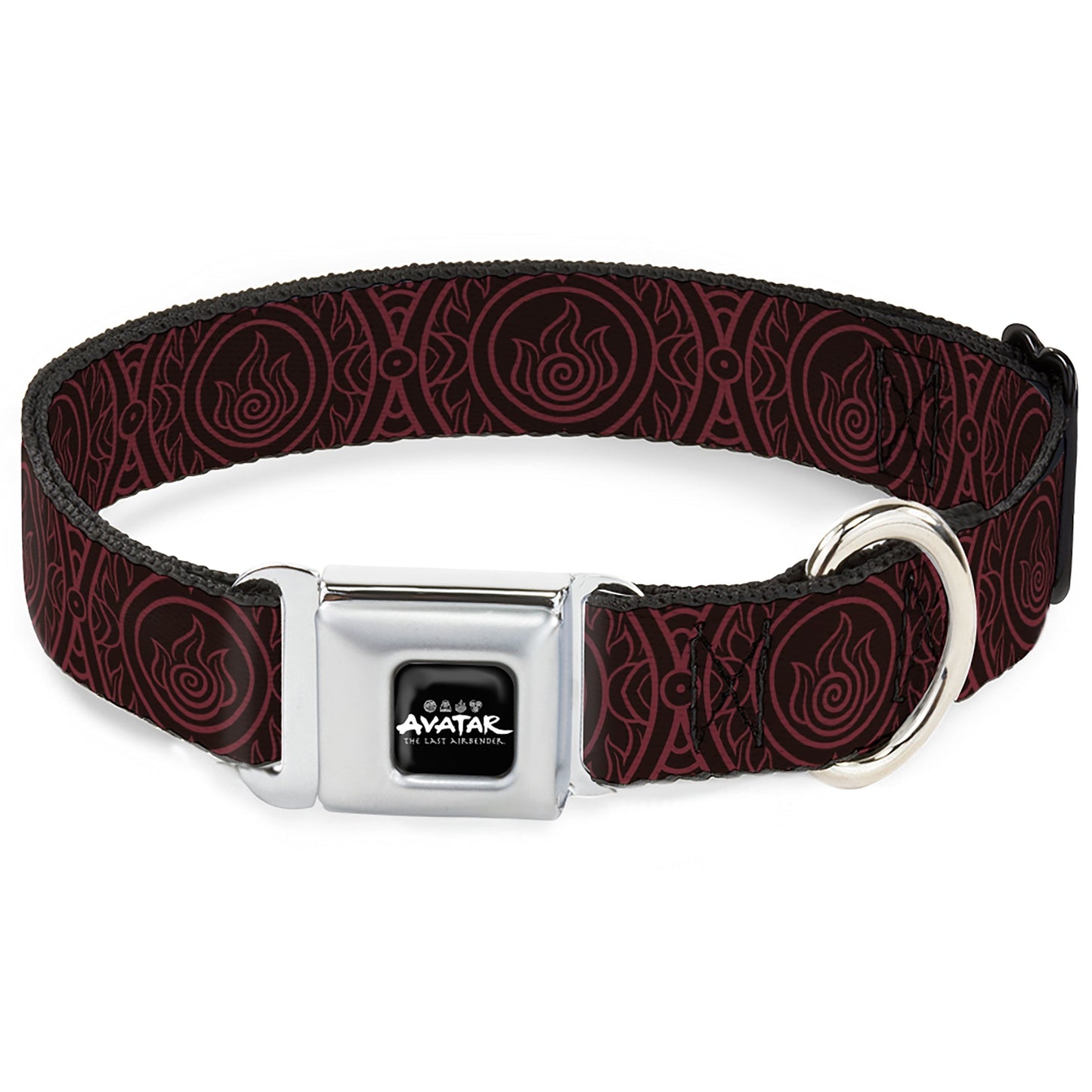 Avatar: Last Airbender Fire Element Seatbelt Buckle Dog Collar - Paramount Shop