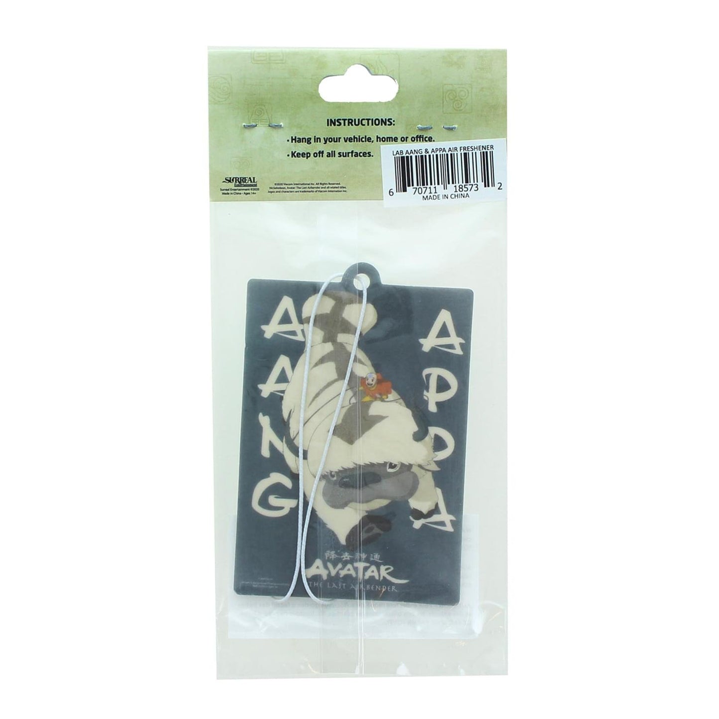 Avatar The Last Airbender Aang and Appa Air Freshener