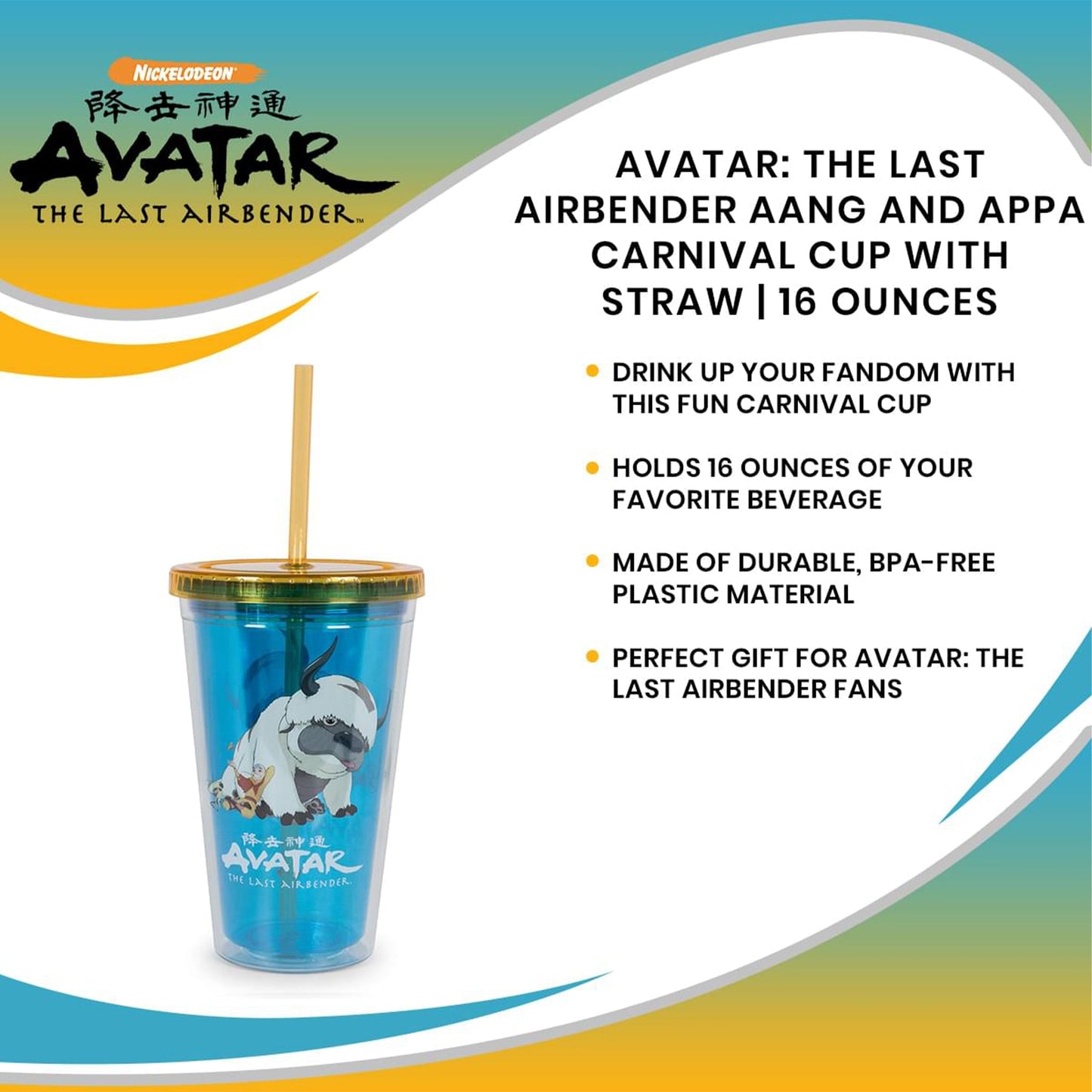 Avatar: The Last Airbender Aang and Appa Carnival Cup - Paramount Shop