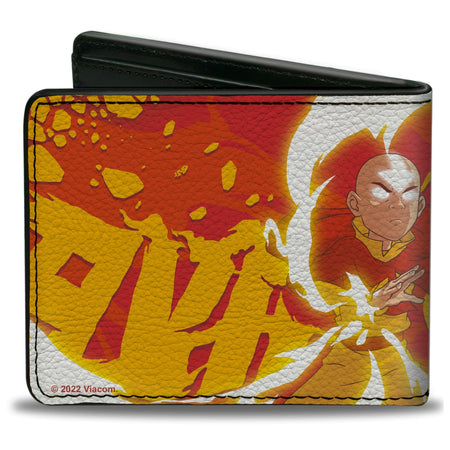 Avatar: The Last Airbender Aang and Momo Bi - Fold Wallet - Paramount Shop