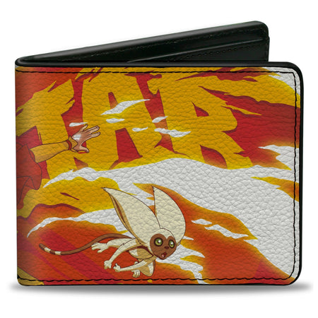 Avatar: The Last Airbender Aang and Momo Bi - Fold Wallet - Paramount Shop