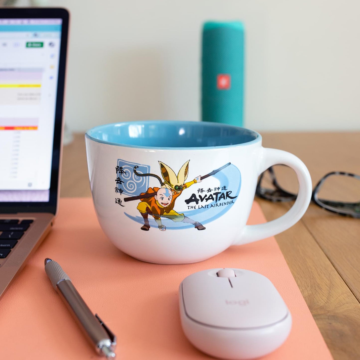 Avatar: The Last Airbender Aang and Momo Ceramic Soup Mug