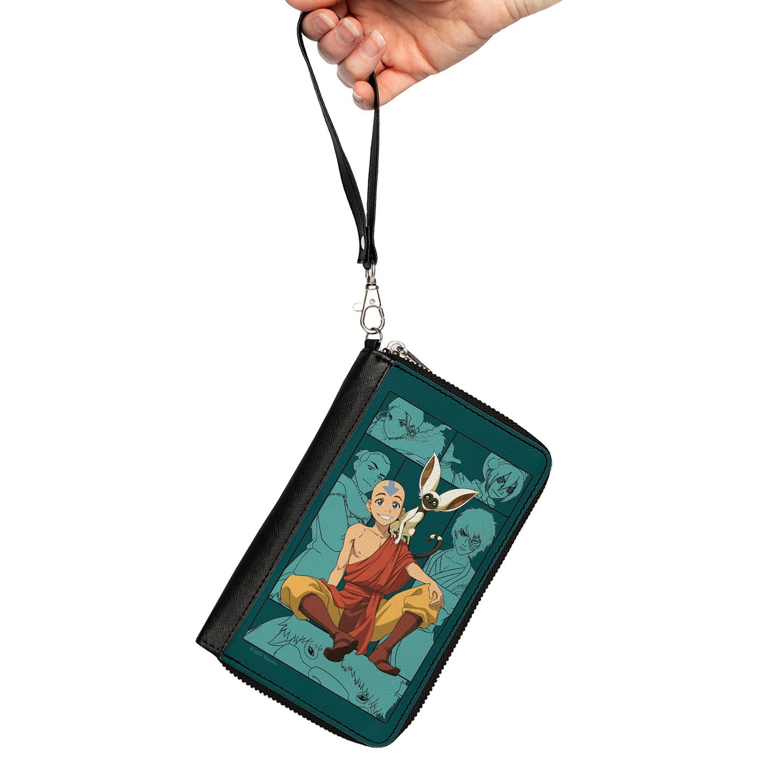 Avatar: The Last Airbender Aang and Momo Zip Around Wallet - Paramount Shop