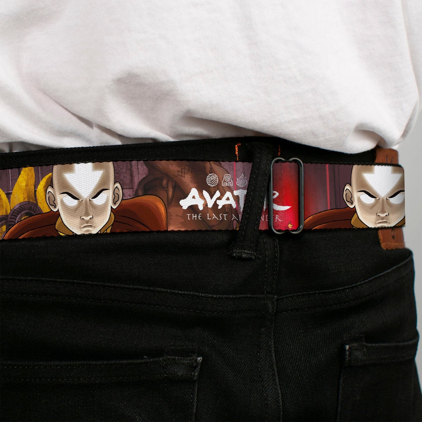 Avatar: The Last Airbender Aang Close - Up Logo Seatbelt Belt - Paramount Shop