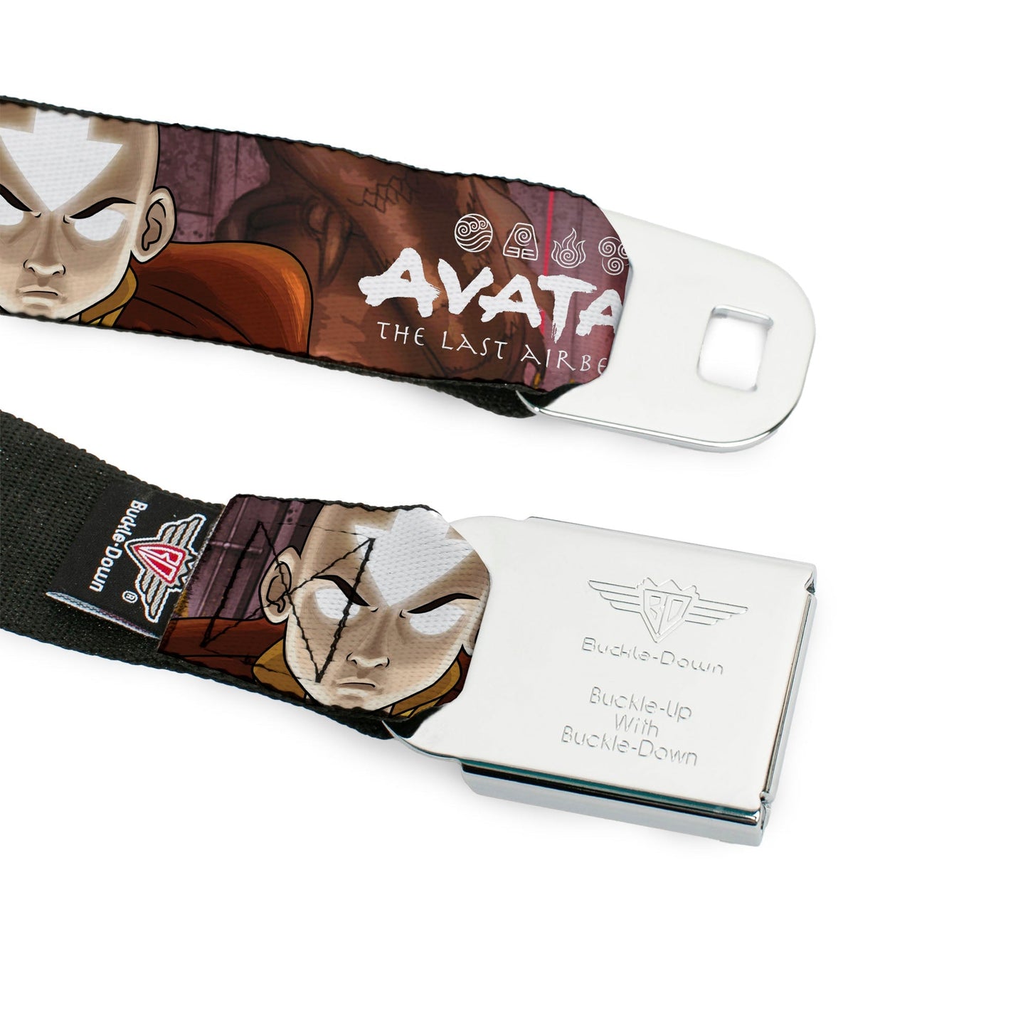 Avatar: The Last Airbender Aang Close - Up Logo Seatbelt Belt - Paramount Shop