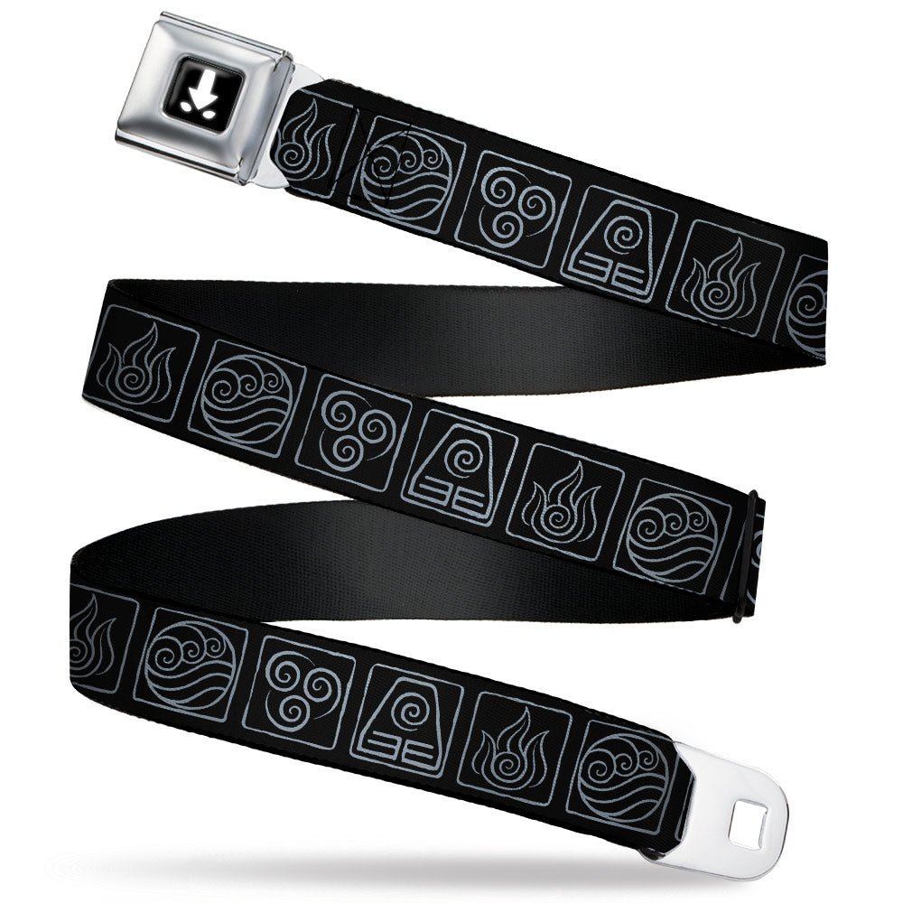Avatar: The Last Airbender Aang Elements Seatbelt Belt - Paramount Shop
