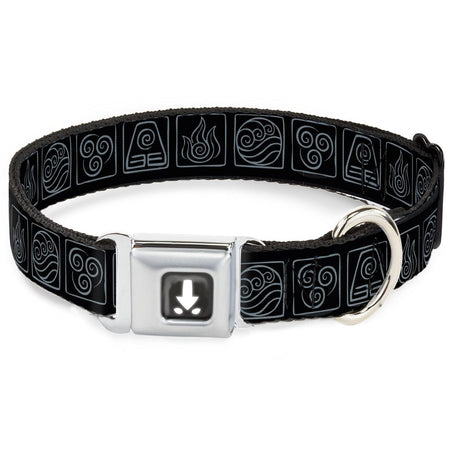 Avatar: The Last Airbender Aang Elements Seatbelt Dog Collar - Paramount Shop