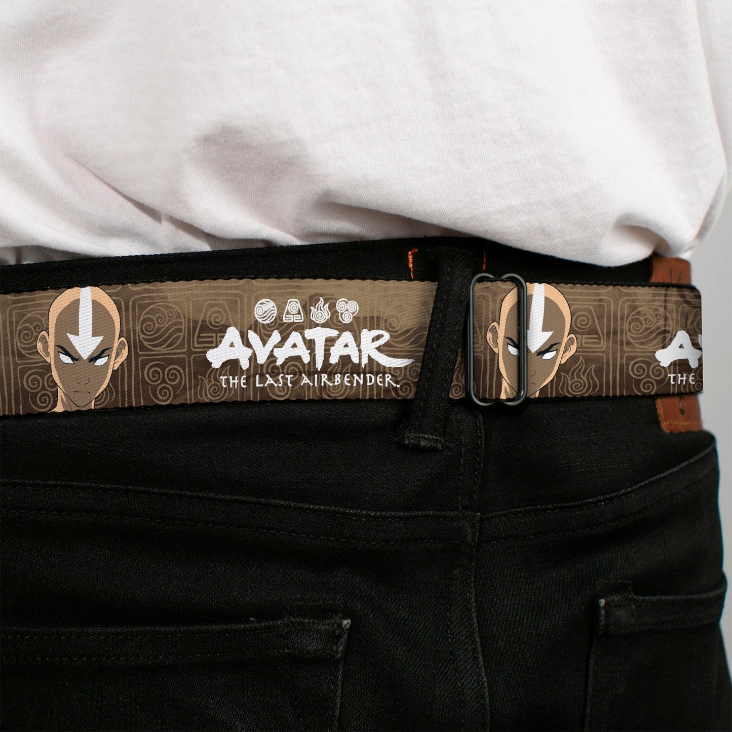 Avatar: The Last Airbender Aang Face Close - Up Seatbelt Belt - Paramount Shop