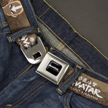 Avatar: The Last Airbender Aang Face Close - Up Seatbelt Belt - Paramount Shop