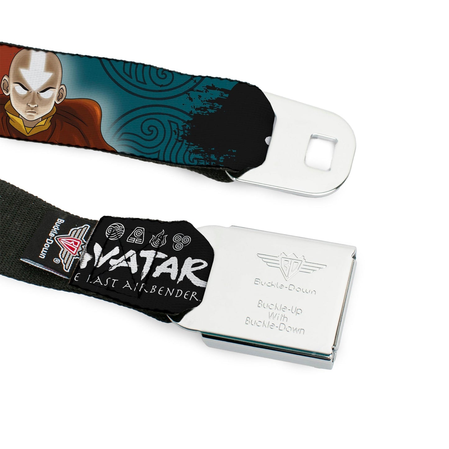 Avatar: The Last Airbender Aang Face Graphic Seatbelt Belt - Paramount Shop