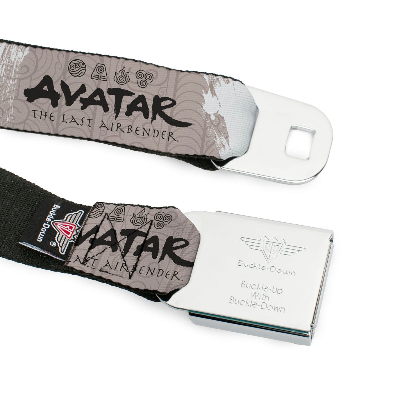 Avatar: The Last Airbender Aang Face & Logo Seatbelt Belt - Paramount Shop