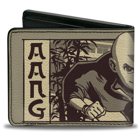Avatar: The Last Airbender Aang Garden Pose Bi - Fold Wallet - Paramount Shop