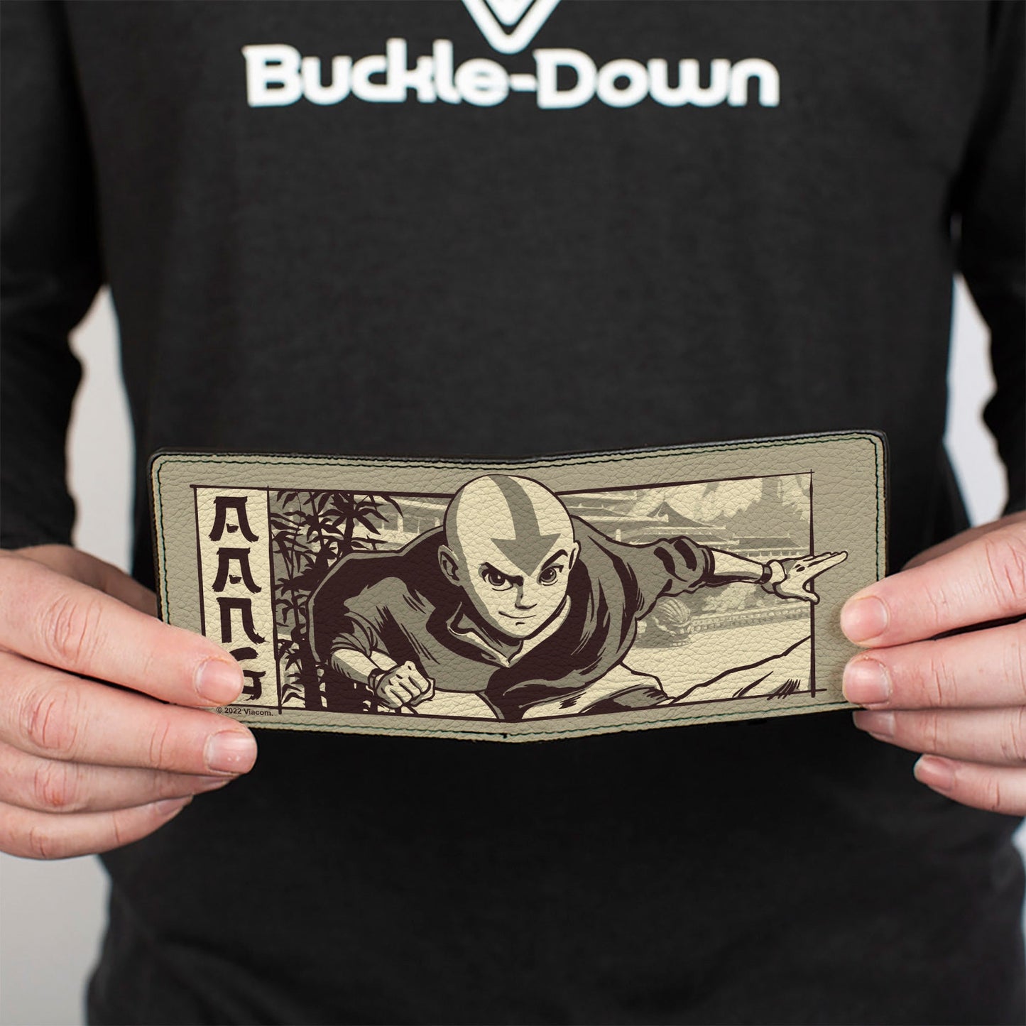 Avatar: The Last Airbender Aang Garden Pose Bi - Fold Wallet - Paramount Shop