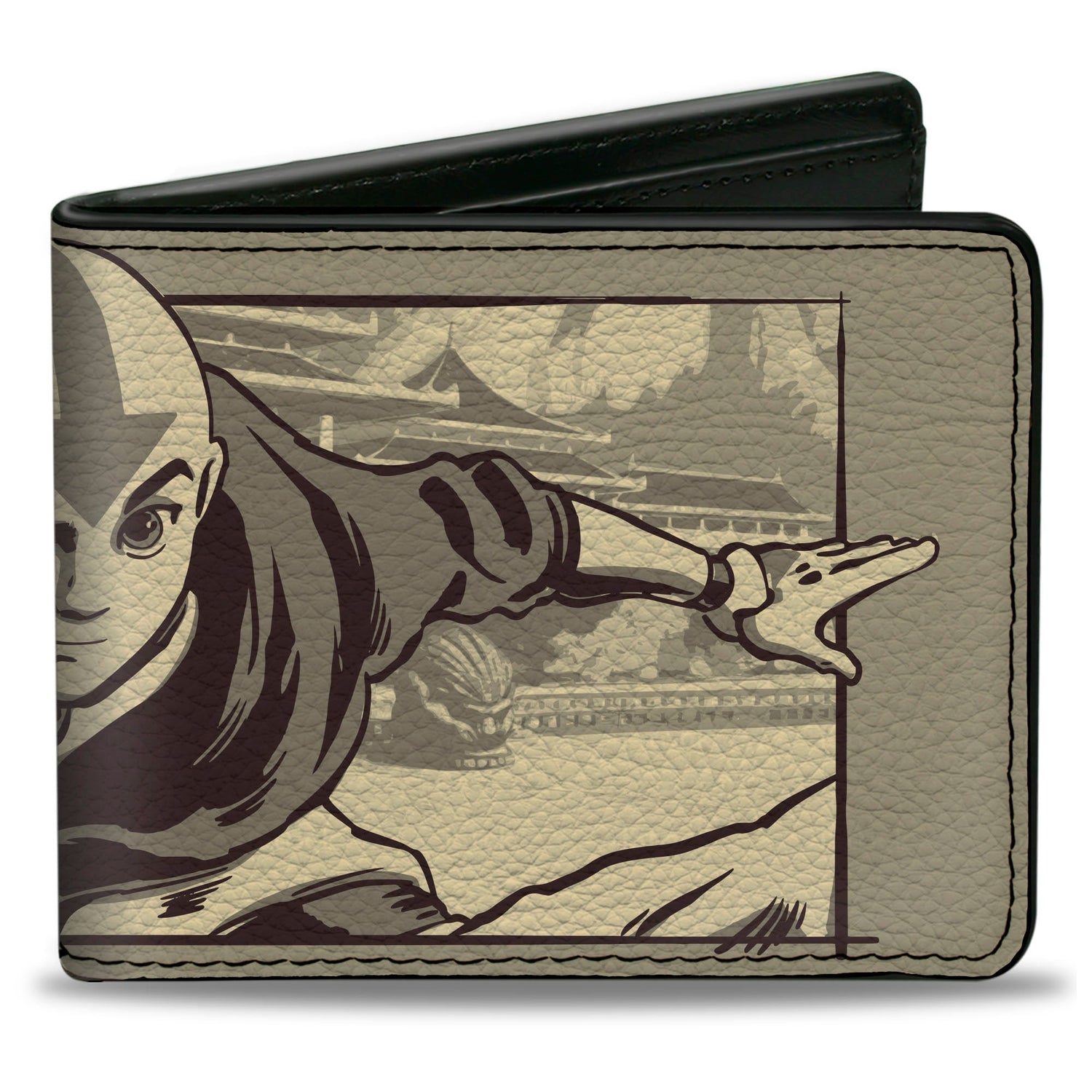 Avatar: The Last Airbender Aang Garden Pose Bi - Fold Wallet - Paramount Shop