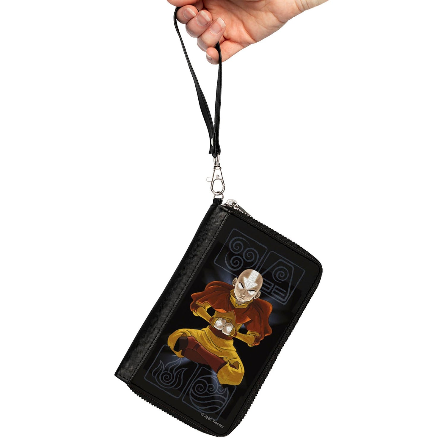 Avatar: The Last Airbender Aang Meditating Zip Clutch Wallet - Paramount Shop
