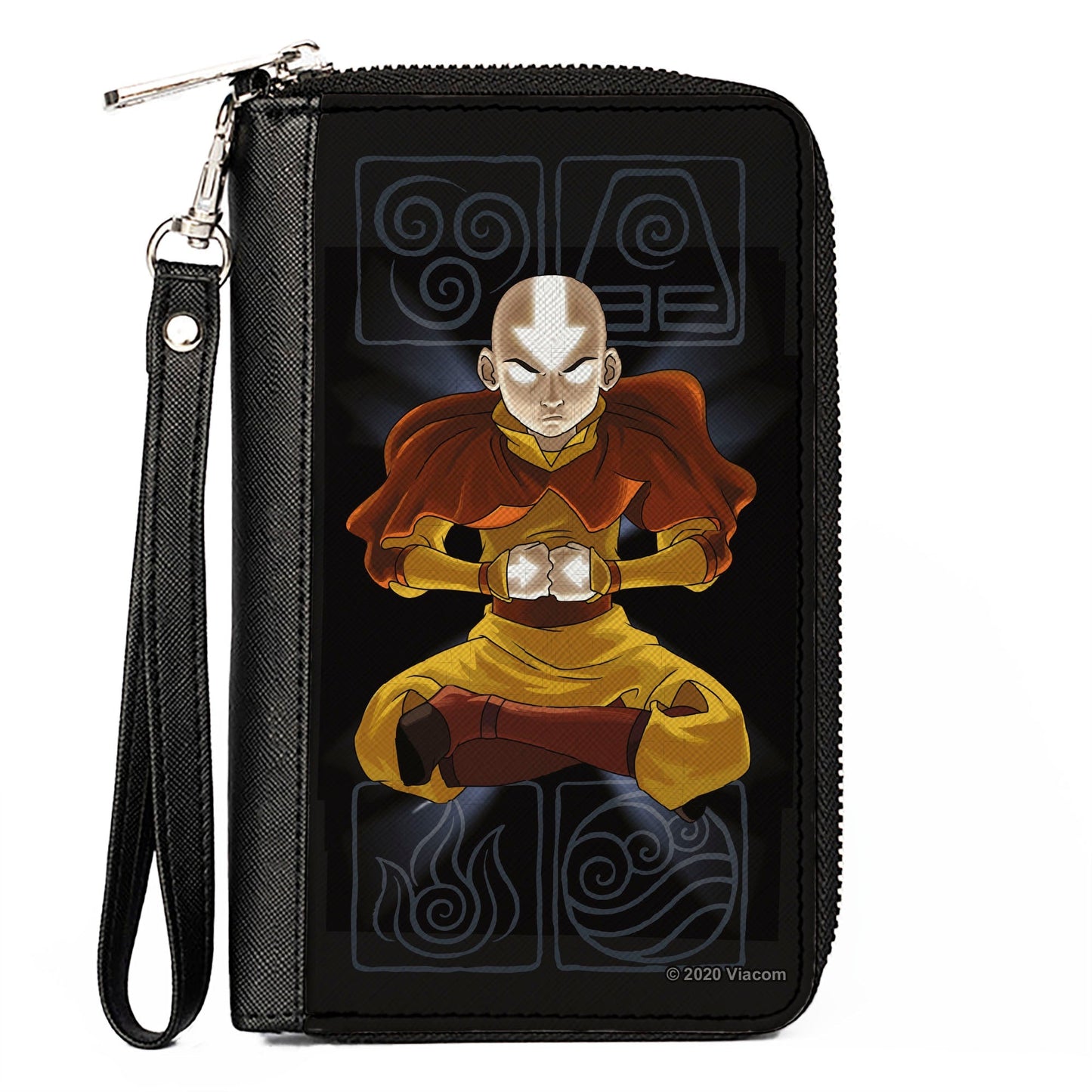 Avatar: The Last Airbender Aang Meditating Zip Clutch Wallet - Paramount Shop