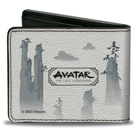 Avatar: The Last Airbender Aang Scenery Bi - Fold Wallet - Paramount Shop